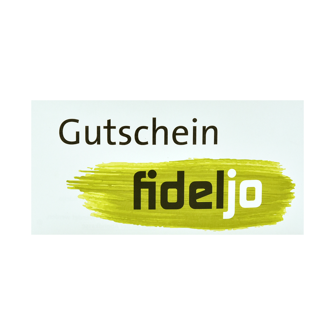 Gutschein für das fideljo