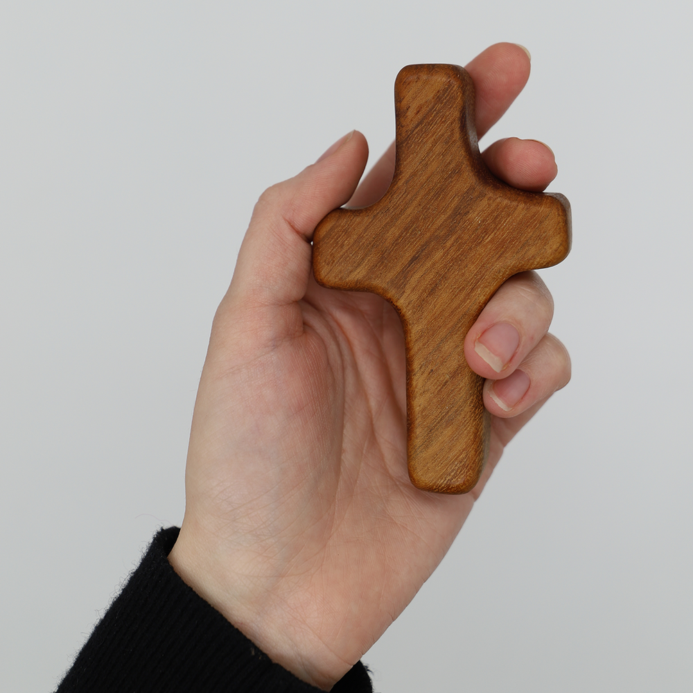 Handschmeichler Kreuz aus Holz 