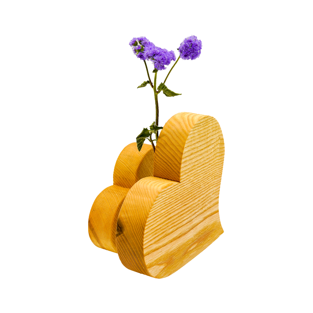 Herzvase Duo