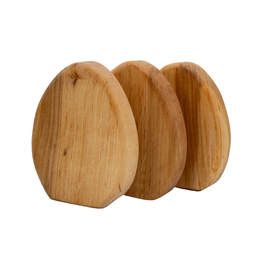 Ostereier Naturholz im 2er Set