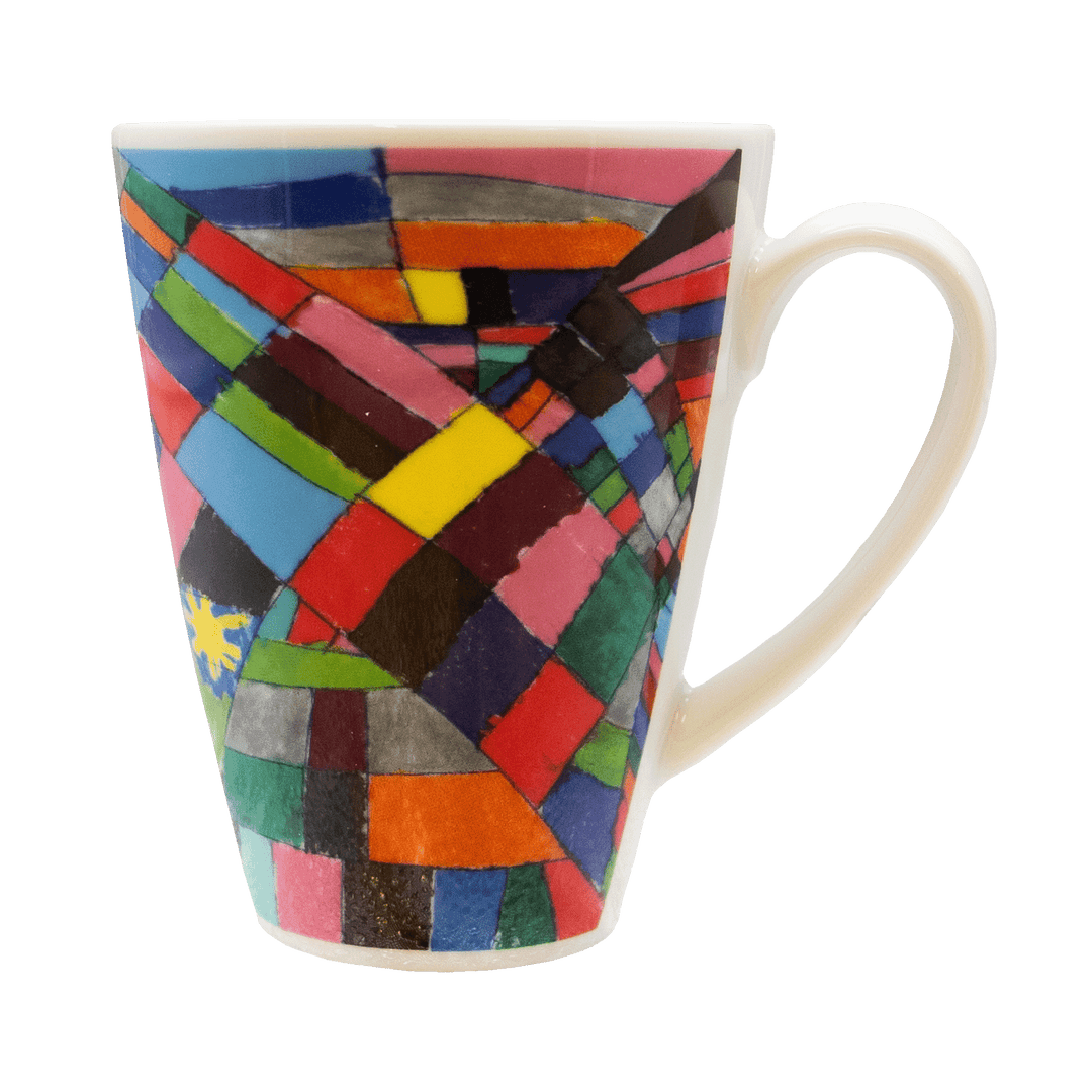 Kunst-Werk-Haus Tasse "Buntes Mosaik"