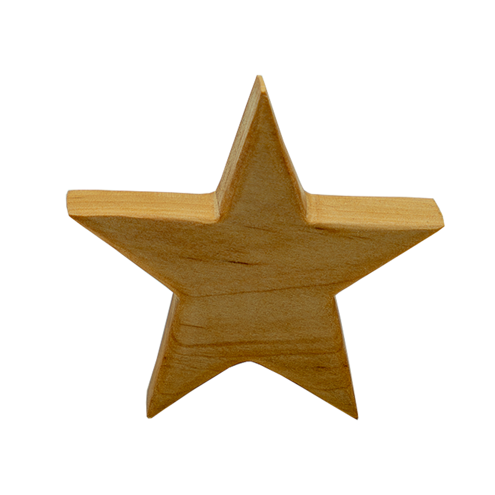 Weihnachtsholzsterne im 3er Set