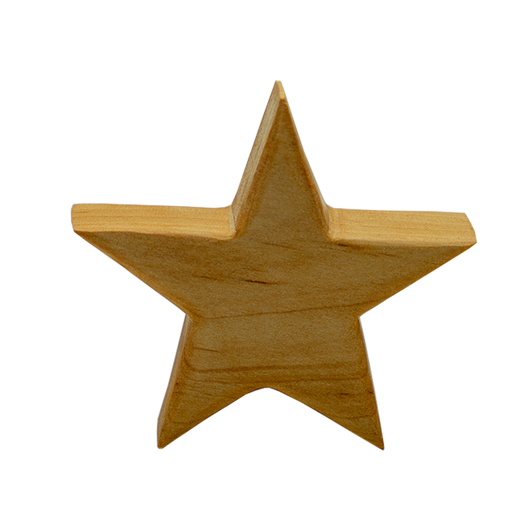 Weihnachtsholzsterne im 3er Set